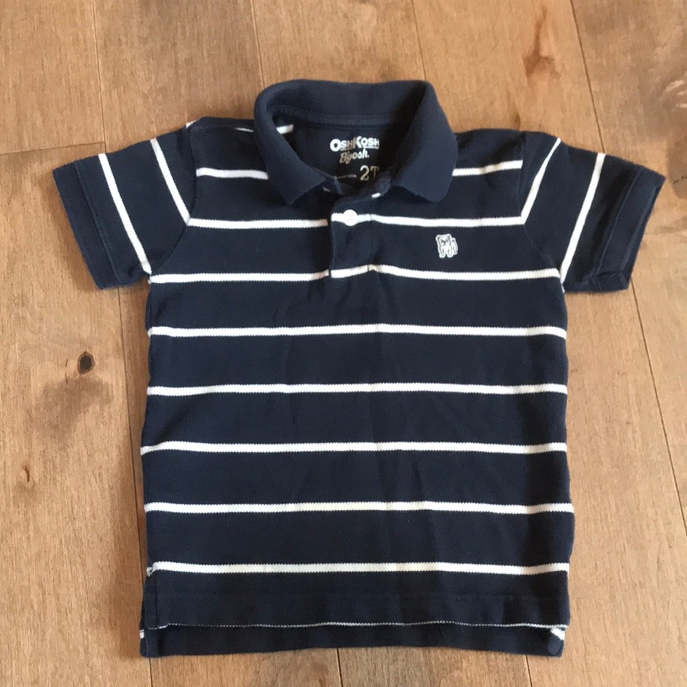 Striped polo shirt Oshkosh preppy